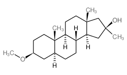 5a-Androstan-16b-ol, 3b-methoxy-16-methyl- (7CI,8CI)结构式