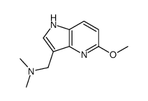 (5-甲氧基-1H-吡咯并[3,2-b]吡啶-3-基)-N,N-二甲基甲胺结构式