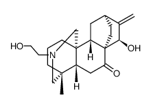 16,17-Didehydro-15β-hydroxy-21-(2-hydroxyethyl)-4-methylatidan-7-one结构式