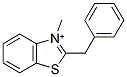 2-BENZYL-3-METHYL-1,3-BENZOTHIAZOL-3-IUM结构式