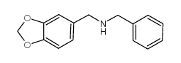 1,3-benzodioxol-5-ylmethyl(benzyl)azanium Structure