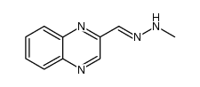 2-quinoxalinecarboxaldehyde methylhydrazone Structure