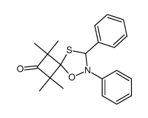 1,1,3,3-Tetramethyl-6,7-diphenyl-5-oxa-8-thia-6-azaspiro[3.4]octan-2-one picture