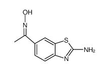 Ethanone, 1-(2-amino-6-benzothiazolyl)-, oxime (9CI)结构式