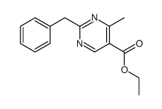 ethyl 2-benzyl-4-methylpyrimidine-5-carboxylate结构式