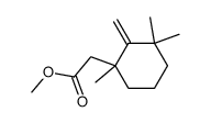 methyl 2-(1,3,3-trimethyl-2-methylenecyclohexyl)acetate Structure
