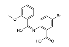 5-Bromo-2-[(2-methoxybenzoyl)amino]benzoic acid结构式