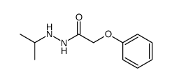 Phenoxy-acetic acid N'-isopropyl-hydrazide结构式