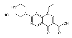 8-ethyl-5,8-dihydro-5-oxo-2-(piperazinyl)pyrido[2,3-d]pyrimidine-6-carboxylic acid hydrochloride结构式