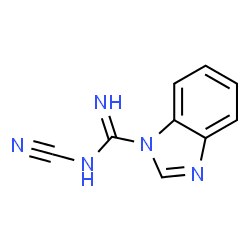 1H-Benzimidazole-1-carboximidamide,N-cyano-(9CI) Structure