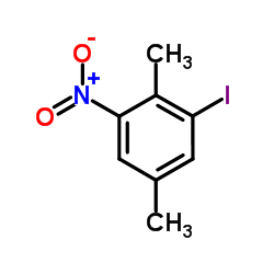 1-Iodo-2,5-dimethyl-3-nitrobenzene structure