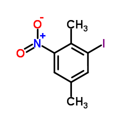 1-Iodo-2,5-dimethyl-3-nitrobenzene Structure