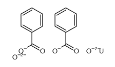 oxygen(2-),uranium,dibenzoate结构式
