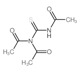 Acetamide,N-acetyl-N-[(acetylamino)thioxomethyl]- structure