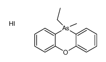 10-ethyl-10-methylphenoxarsinin-5-ium,iodide Structure