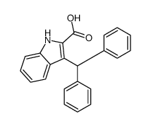 3-benzhydryl-1H-indole-2-carboxylic acid结构式