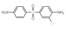 Benzenamine,4-[(4-aminophenyl)sulfonyl]-2-chloro- Structure