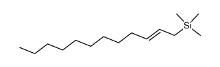 1-(trimethylsilyl)dodec-3-ene结构式