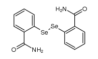 BIS-2-(CARBOXAMIDOPHENYL)-DISELENIDE结构式