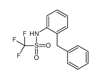 N-(2-benzylphenyl)-1,1,1-trifluoromethanesulfonamide Structure