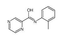 N-(2-methylphenyl)pyrazine-2-carboxamide结构式