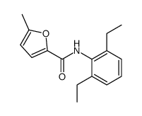 2-Furancarboxamide,N-(2,6-diethylphenyl)-5-methyl-(9CI) Structure