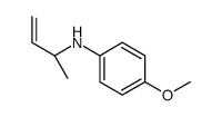 Benzenamine, 4-methoxy-N-[(1S)-1-methyl-2-propenyl]- (9CI) picture
