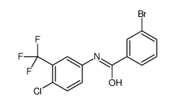 3-bromo-N-[4-chloro-3-(trifluoromethyl)phenyl]benzamide Structure