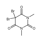 5,5-dibromo-1,3-dimethylbarbituric acid Structure