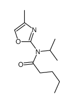N-(4-methyl-1,3-oxazol-2-yl)-N-propan-2-ylpentanamide Structure