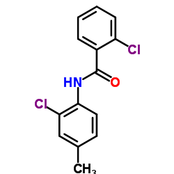 2-Chloro-N-(2-chloro-4-methylphenyl)benzamide结构式