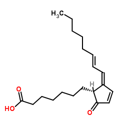 15-deoxy-Δ12,14-Prostaglandin A1结构式