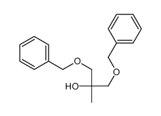 2-methyl-1,3-bis(phenylmethoxy)propan-2-ol结构式