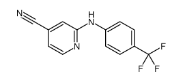 2-(4-(trifluoromethyl)phenylamino)isonicotinonitrile picture