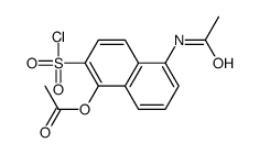 5-(acetylamino)-1-(acetyloxy)naphthalene-2-sulphonyl chloride picture