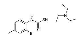 triethylamine (2-bromo-4-methylphenyl)carbamodithioate Structure