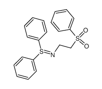 S,S-diphenyl-N-(2-(phenylsulfonyl)ethyl)sulfilimine结构式