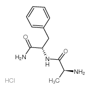 H-Ala-Phe-NH2 · HCl结构式