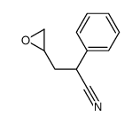 α-Phenyloxiranepropanenitrile structure