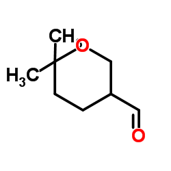 6,6-Dimethyl-tetrahydro-pyran-3-carbaldehyde结构式