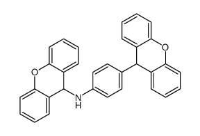 N-[4-(9H-xanthen-9-yl)phenyl]-9H-xanthen-9-amine结构式