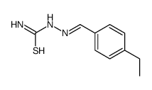 [(4-ethylphenyl)methylideneamino]thiourea结构式