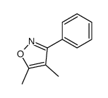 4,5-dimethyl-3-phenyl-1,2-oxazole结构式