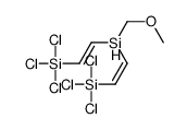 trichloro-[2-[methoxymethyl(2-trichlorosilylethenyl)silyl]ethenyl]silane Structure