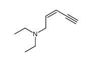 N,N-diethylpent-2-en-4-yn-1-amine结构式