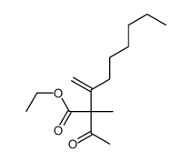 ethyl 2-acetyl-2-methyl-3-methylidenenonanoate结构式