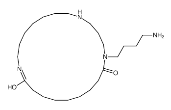 1-(4-aminobutyl)-1,5,13-triazacyclodocosane-14,22-dione结构式