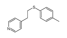 4-[2-(4-methylphenyl)sulfanylethyl]pyridine Structure