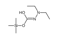 trimethylsilyl N-(diethylamino)carbamate结构式
