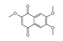 2,6,7-trimethoxynaphthalene-1,4-dione Structure